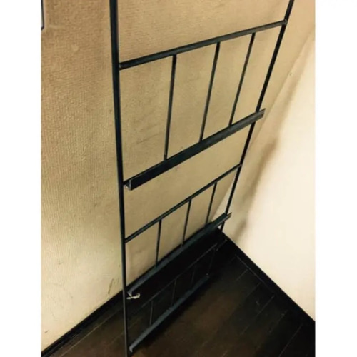 アイアンブックラックディスプレイラダーアイアン家具ハンドメイド