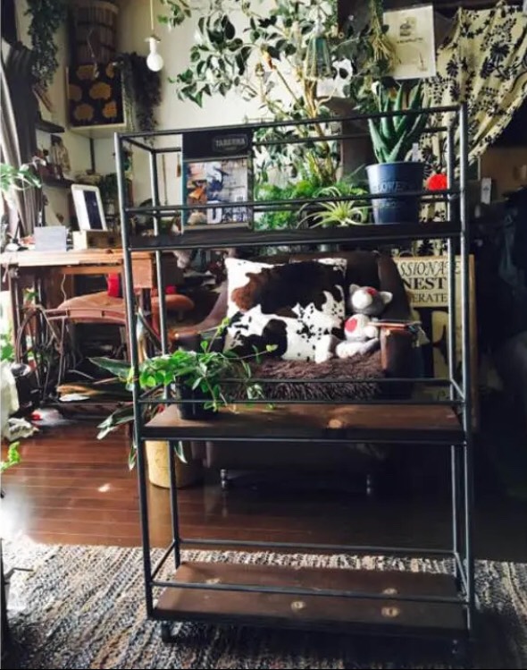 キャスターラック  手作りラック  ハンドメイド