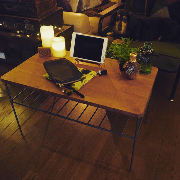 アイアンローテーブル  カフェテーブル  アイアン家具 5枚目の画像