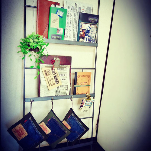 ⌘アイアンラダー⌘ブックラック アイアン家具 ハンドメイド その他