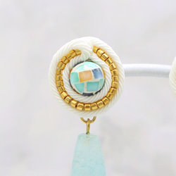 mosaic shell pierce クォーツ&シェル 3枚目の画像