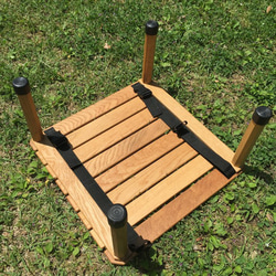 roll top table mini（43×43㎝） キャンプ アウトドア 3枚目の画像