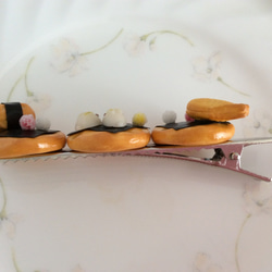 《SALE》デコ海苔煎餅のヘアクリップ♡9.6cm 5枚目の画像