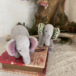 きよくま　象さんの手作りキット(黄色) 1枚目の画像