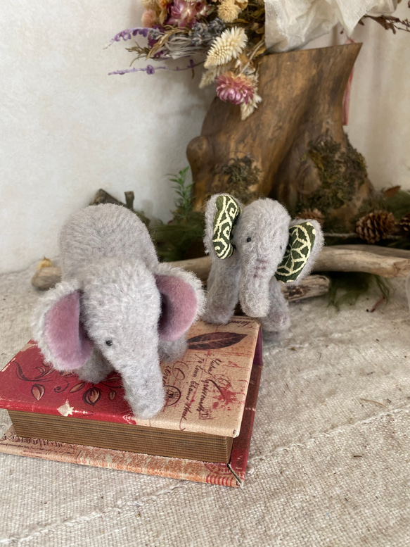 きよくま　象さんの手作りキット(黄色) 1枚目の画像