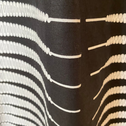 アフリカンパーニュのスカート(ブラックホワイト) 2枚目の画像