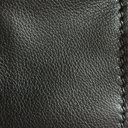 送料無料 革職人の手作り財布屋 ハンドメイドレザークラフトウォレット 二つ折り 本革 手縫い 黒 5枚目の画像
