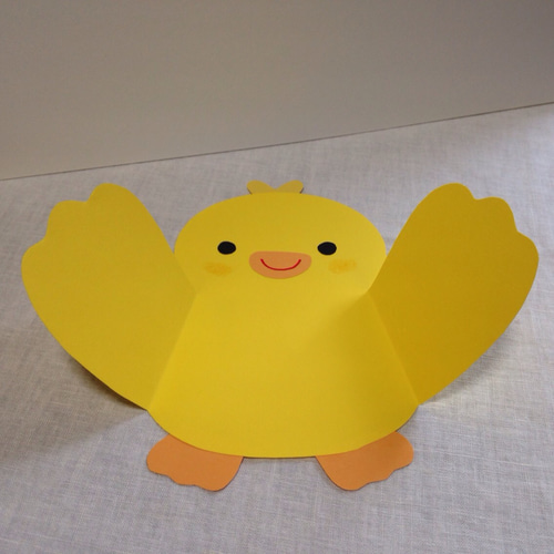 A ひよこのハグカード（2枚セット） メッセージカード kanade40 通販