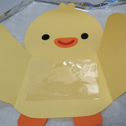 A ひよこのハグカード（2枚セット） メッセージカード kanade40 通販