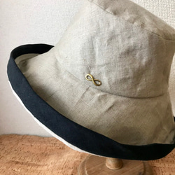 【再販】キャプリン帽子（生成り） 1枚目の画像