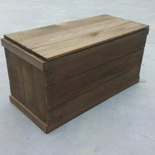 りんご箱 ウッドボックス 蓋蝶番固定 ウォールナット その他家具 MKT