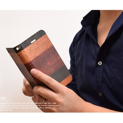 ハワイアンリーフテキスタイルデザイン スマホケース/手帳型/iPhone 6枚目の画像