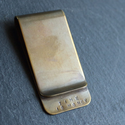 ◆真鍮 マネークリップ 【Quote Money Clip -名言集-】 5枚目の画像