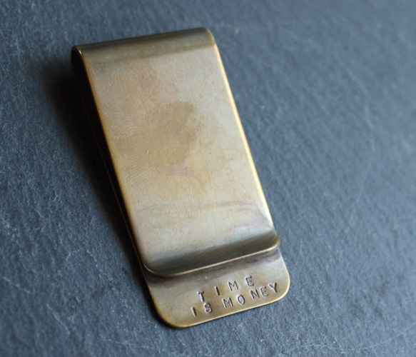 ◆真鍮 マネークリップ 【Quote Money Clip -名言集-】 5枚目の画像