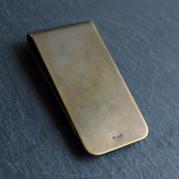 ◆真鍮 マネークリップ 【Onestar Money Clip】 2枚目の画像