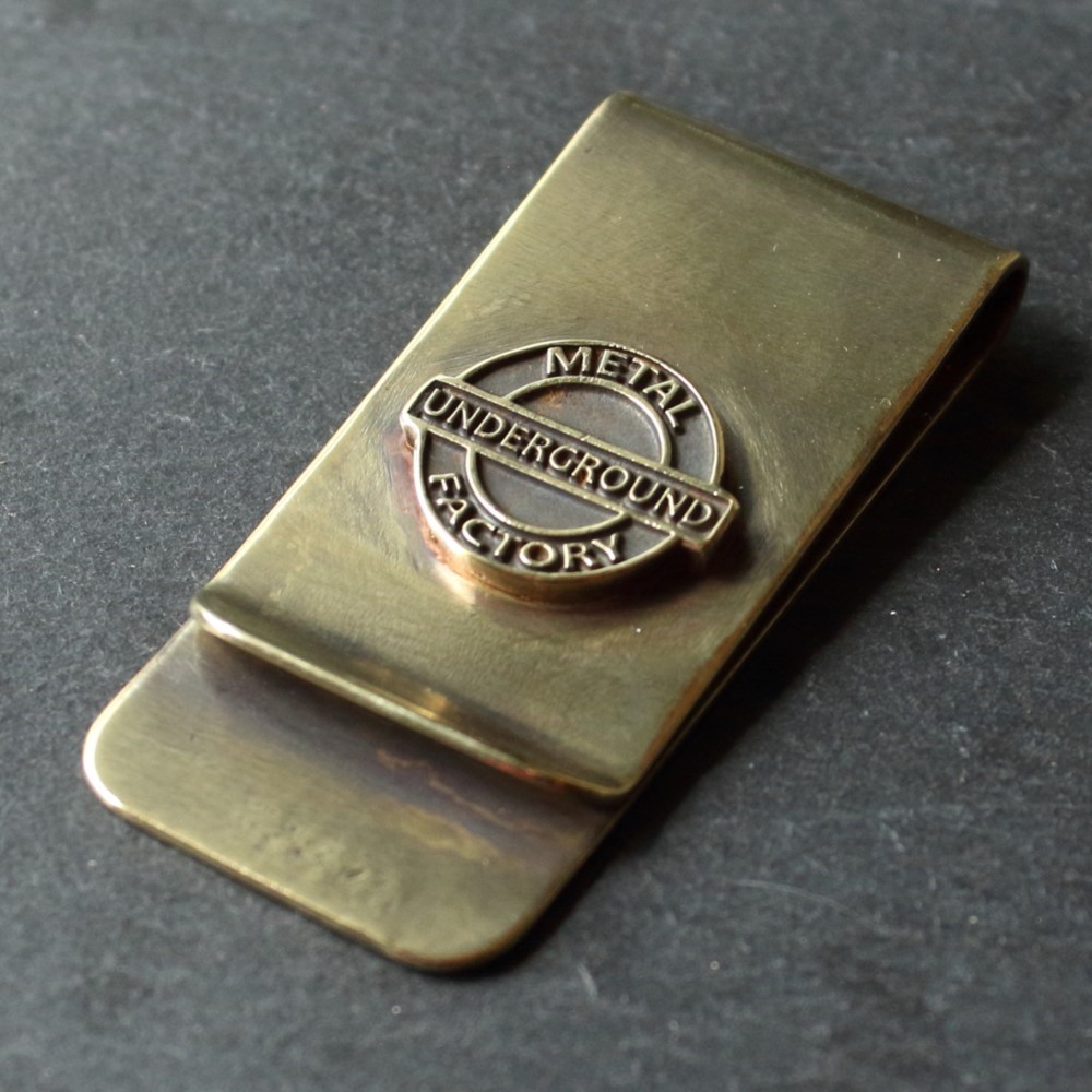 真鍮 マネークリップ 【Emblem Money Clip】