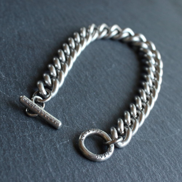 ◆真鍮×Stainless ブレスレット【UMF Chain Bracelet】 2枚目の画像