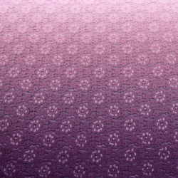 ラッセルレース生地　ぼかし（グラデーション）プリント生地　赤紫系　（約135ｃｍ×約50ｃｍ）　 1枚目の画像