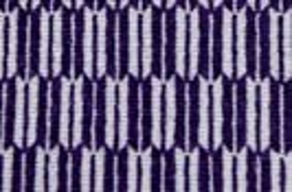 レーヨンちりめん　日本の伝統柄　矢絣　紫色 　【ハンドメイドのための小さな布】　0643-52 1枚目の画像