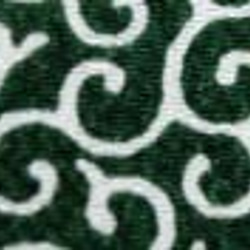 レーヨンちりめん　日本の伝統柄　唐草　緑色 　【ハンドメイドのための小さな布】　0643-91 1枚目の画像