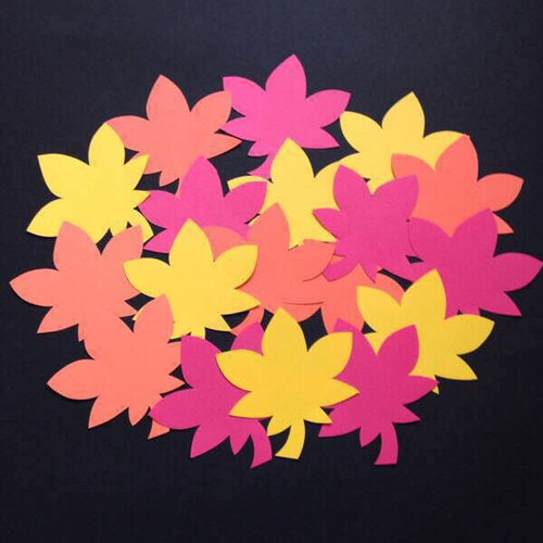 紅葉 もみじ 秋 壁面飾り 幼稚園 施設 ディスプレイ 寝相アート その他