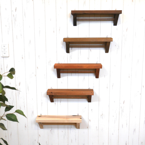 ぽむたん様専用ページ ウォールシェルフオーダー2個 壁面収納/オーダー