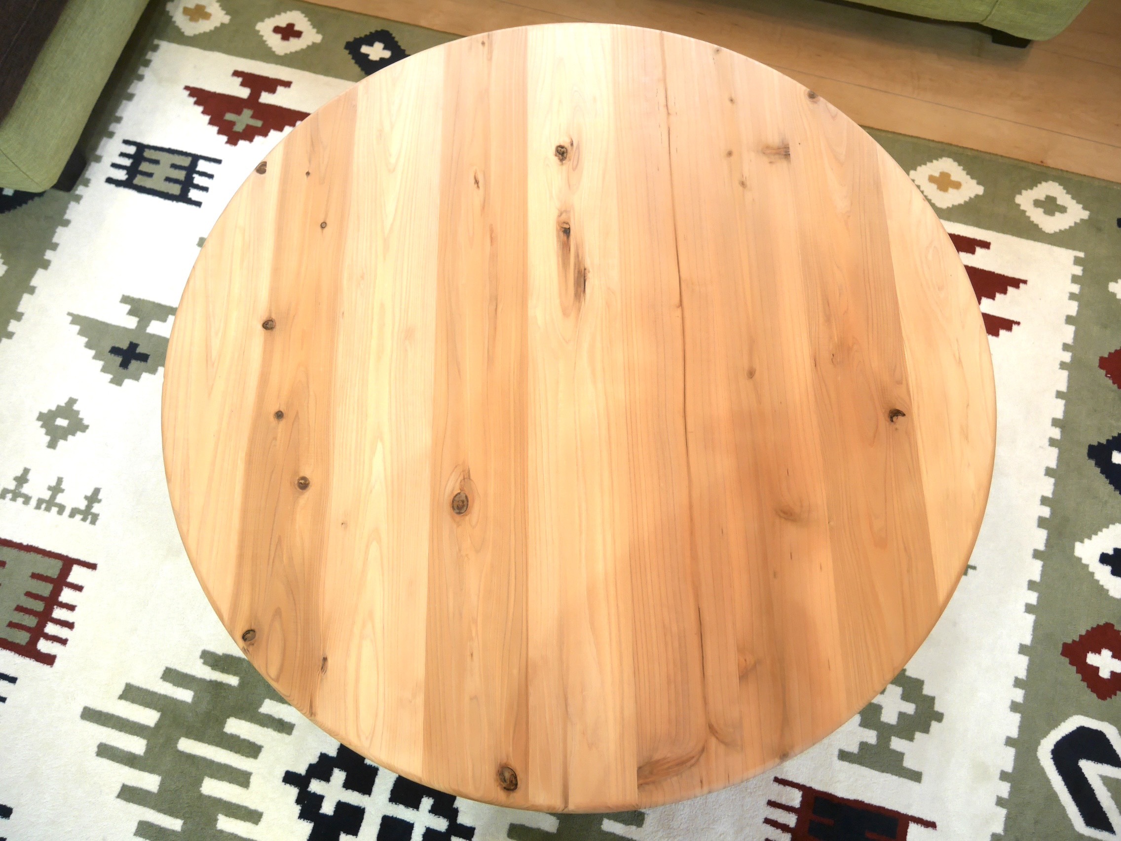 ちゃぶ台 丸テーブル 販売済み 無垢材 座卓 ヒーター無しこたつ SQUARE