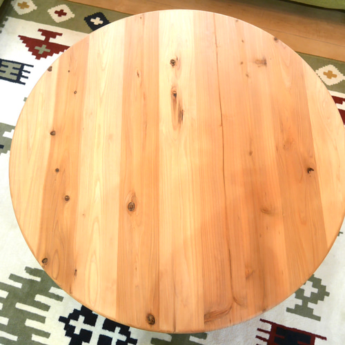 無垢材天板のみ！こたつ天板可能！ちゃぶ台 丸 こたつ テーブル ロー