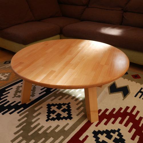 天板のみ！ ウレタン 塗装！ ちゃぶ台 丸 こたつ テーブル ロー