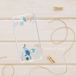 【名入れ可ハードケース】Hokuo Bird Clear ＊ iPhone・Android スマホケースほぼ全機種対応 1枚目の画像