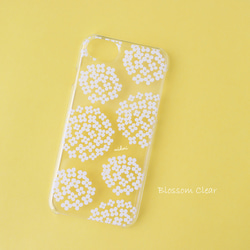 【名入れ可ハードケース】Blossom Clear ＊ iPhone・Android スマホケースほぼ全機種対応 1枚目の画像