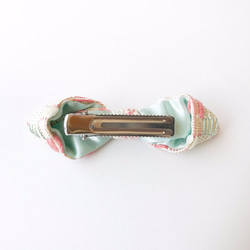 リボンヘアクリップ∞（トリコロール） 3枚目の画像