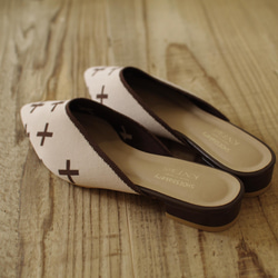 CROSS BEIGE リサイクルペットボトルミュールパンプス　22cm 23cm 24cm 25cm 4枚目の画像