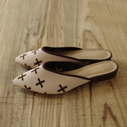 CROSS BEIGE リサイクルペットボトルミュールパンプス　22cm 23cm 24cm 25cm 7枚目の画像