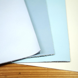 清々しい色のソフトな革　４枚セット（水色、ライトブルー、青空ブルー、アイボリー）No.186 3枚目の画像