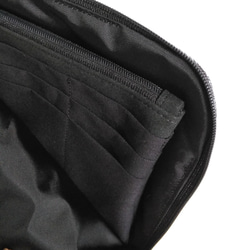 【NYLON】Half zipper clutch bag #019 ✴母子手帳/通帳ケース/お薬手帳ケース 6枚目の画像