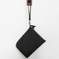 【NYLON】Half zipper clutch bag（M）✴母子手帳/通帳ケース/お薬手帳ケース/パスポートケース 6枚目の画像