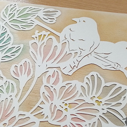 優雅に飛ぶ鳥達 パステル画 原画 パステルアート 青い鳥の贈り物 パステル画原画 お祝 プレゼント