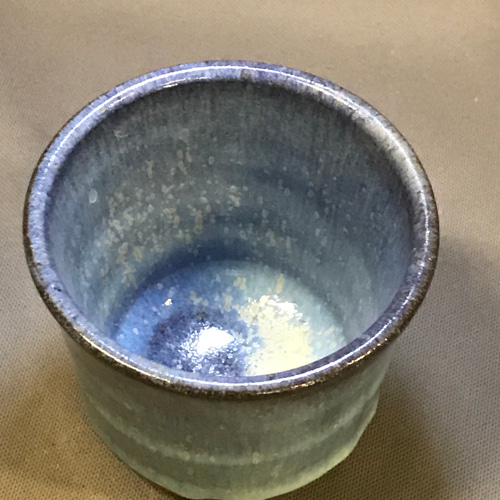唐津焼 ぐい呑 ・ 青斑唐津盃 おちょこ・ぐい呑み・徳利 陶房