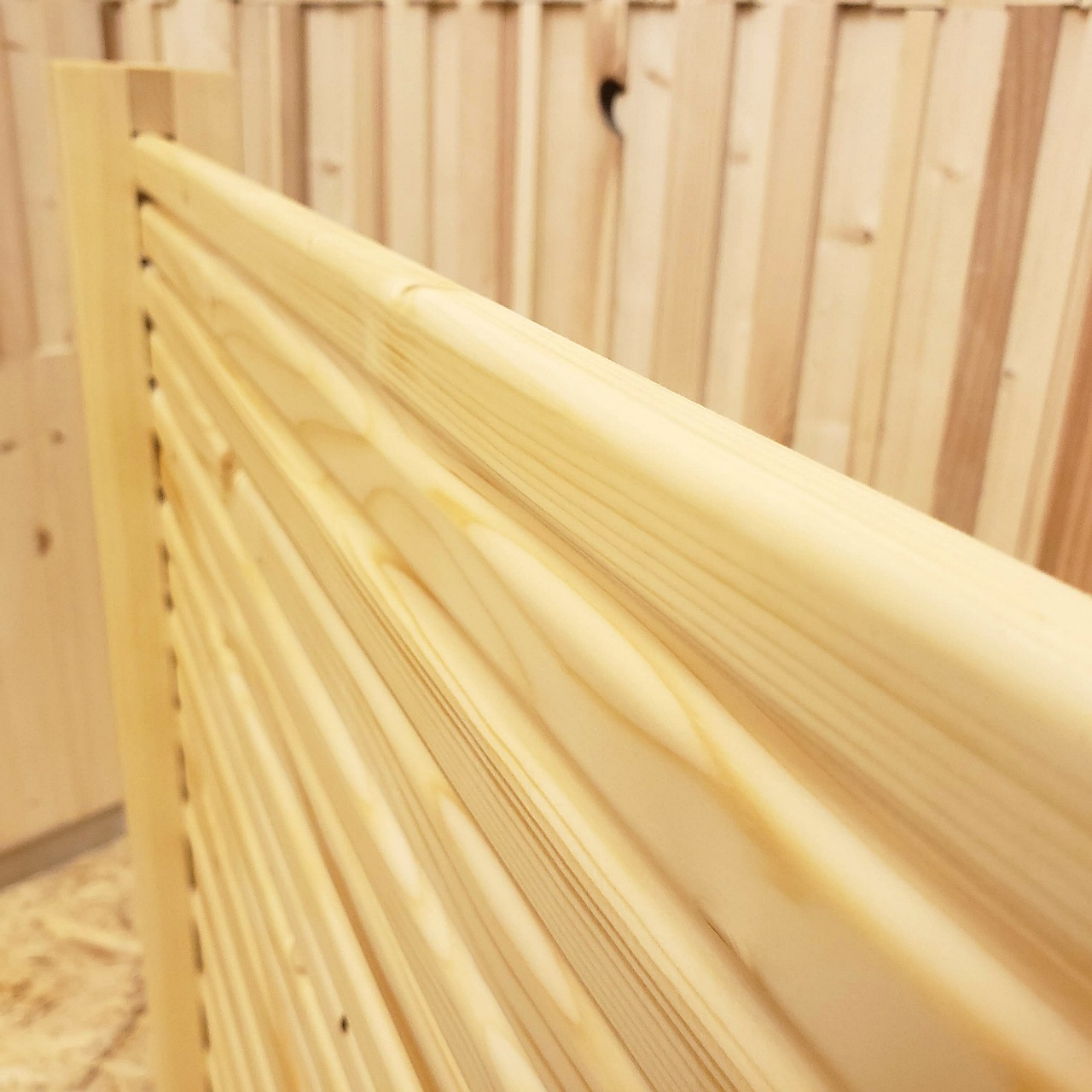 ＊幅90～163cm 高さ80cm/伸縮フェンス/無垢＊スライドゲート【9080】