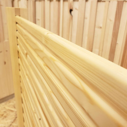 幅90～163cm 高さ50cm/伸縮フェンス/無垢＊スライドゲート【9050  