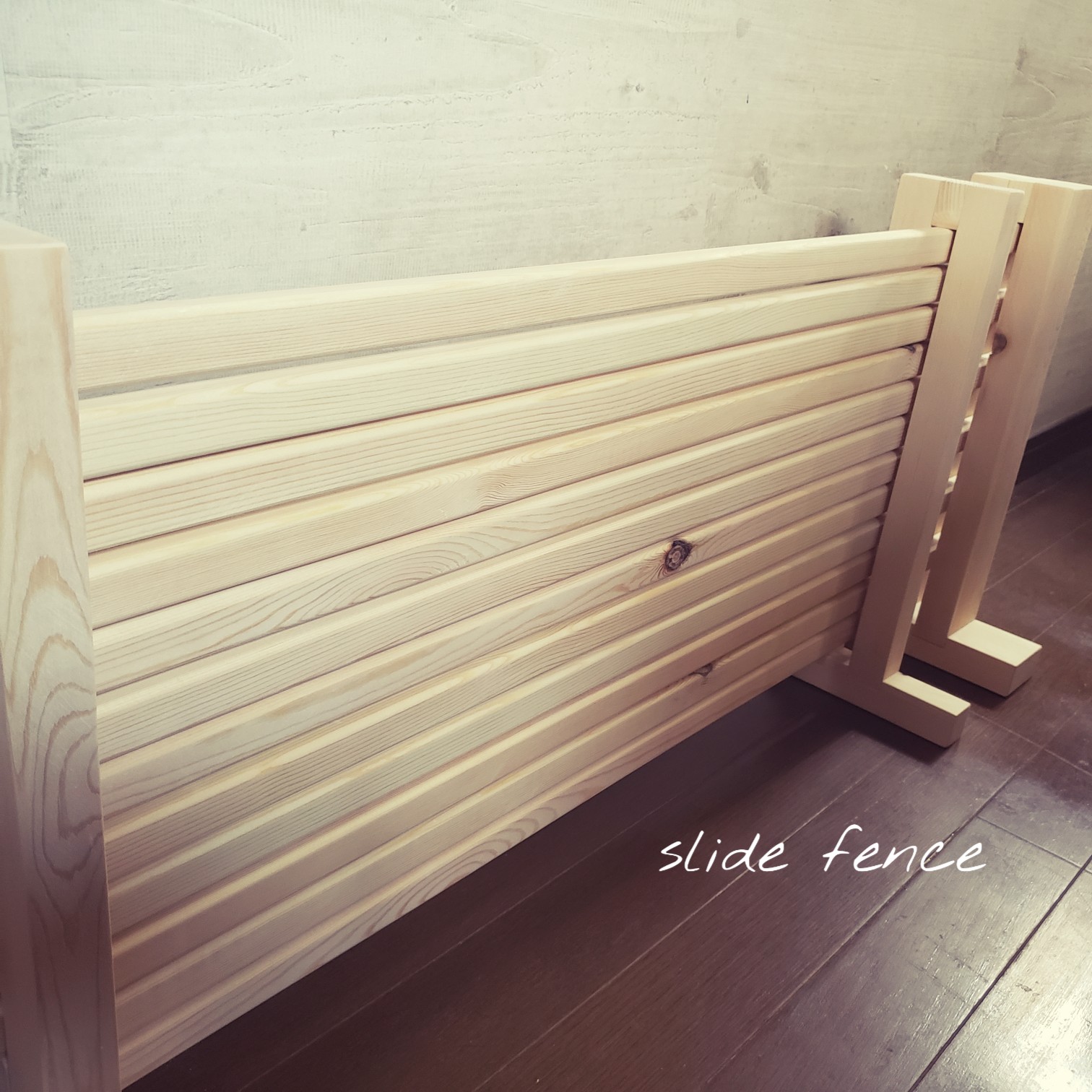 ＊幅90～163cm 高さ40cm/伸縮フェンス/無垢＊木製フェンス【9040】