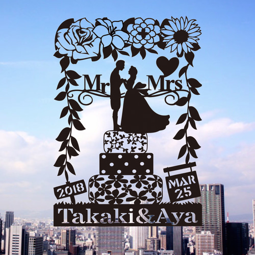☘オーダー受付中❗️切り絵 《Lデザイン》 ウエルカムボード 結婚式 