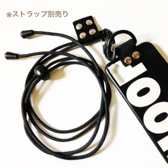 HOOKロゴiPhoneケース（ソフト）ブラック 6枚目の画像