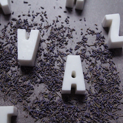 Alphabet Handmade Soap - Lavender x 2 2枚目の画像