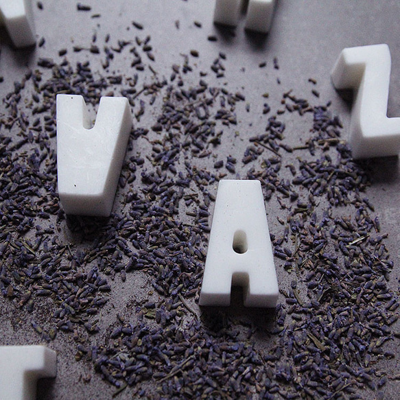 Alphabet Handmade Soap - Lavender x 2 3枚目の画像