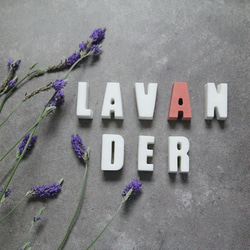 Alphabet Handmade Soap - Lavender x 2 7枚目の画像