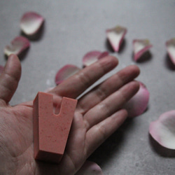 英文字母手工皂-玫瑰天竺葵 粉紅色 x 2 第8張的照片