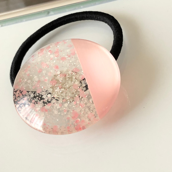 [Creema Limited]春季幸運袋日式粉紅色頭髮彈性耳環套裝 第3張的照片