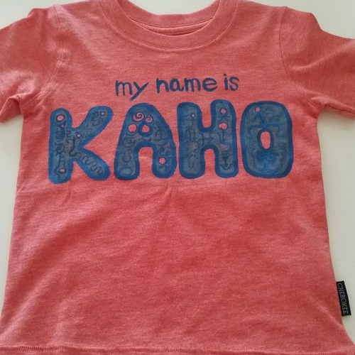 オーダー受け付けます。 子供用Tシャツフリーハンドペイント 1枚3800 